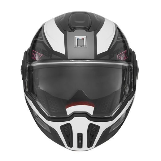 PŘEKLOPNÁ HELMA NA MOTORKU NOX PREMIUM SPINNER ARK RŮŽOVÁ