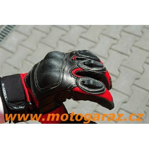 RUKAVICE NA MOTORKU NERVE SPORTY RED