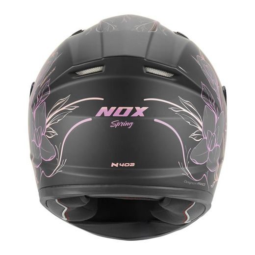 DĚTSKÁ PŘILBA NA MOTORKU NOX N731 KID SPRING ČERNÁ MATNÁ