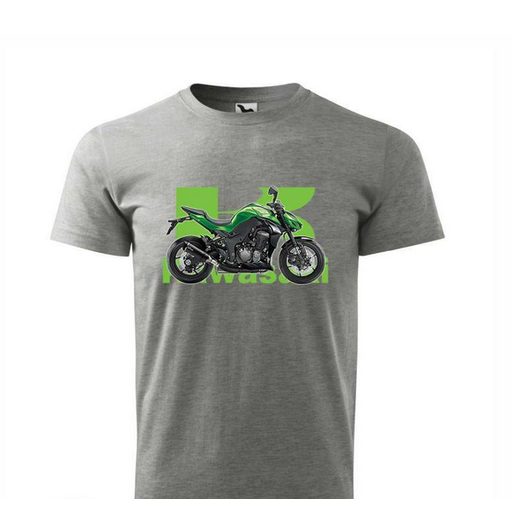 PÁNSKÉ TRIKO S MOTIVEM KAWASAKI Z1000 - ŠEDÉ