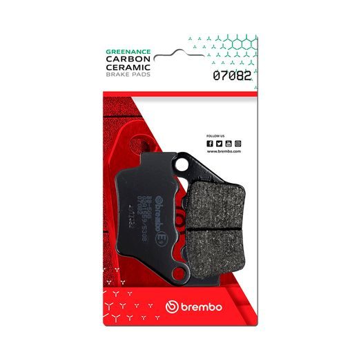 BRZDOVÉ DESTIČKY BREMBO 07082 BRZDOVÉ DESTIČKY PRO SKÚTRY CC