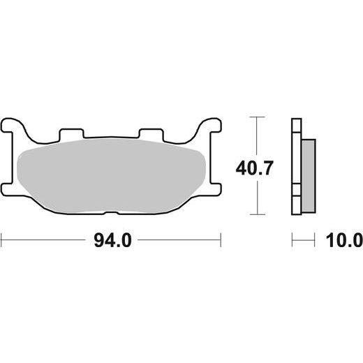 BRZDOVÉ DESTIČKY BREMBO 07YA3408 CC ROAD
