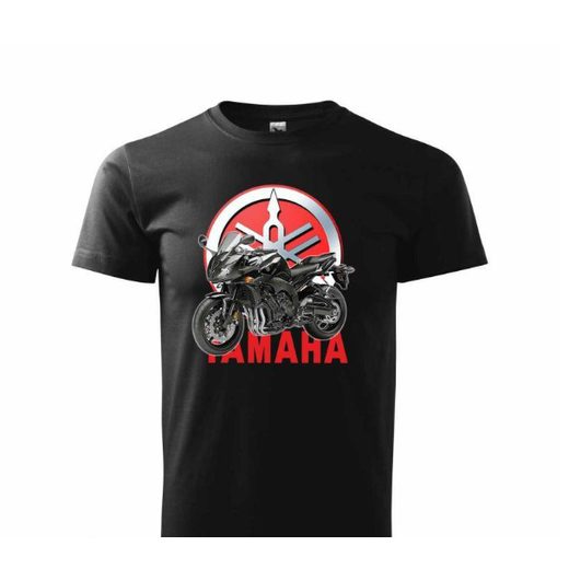 PÁNSKÉ TRIKO S MOTIVEM YAMAHA FAZER 1 - ČERNÁ