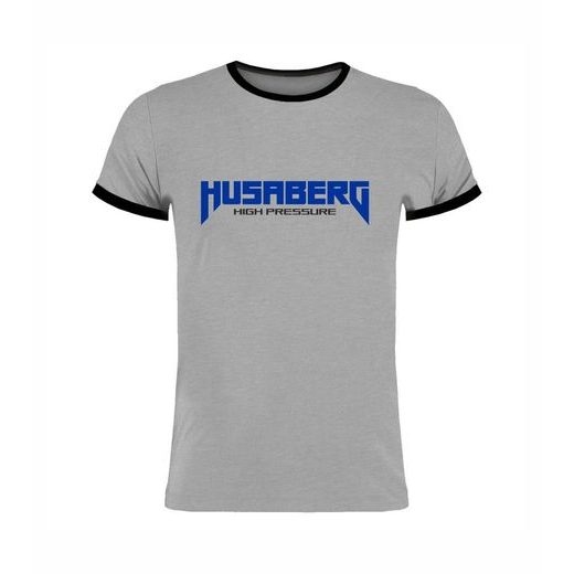 PÁNSKÉ TRIKO S MOTIVEM HUSABERG - ŠEDÉ