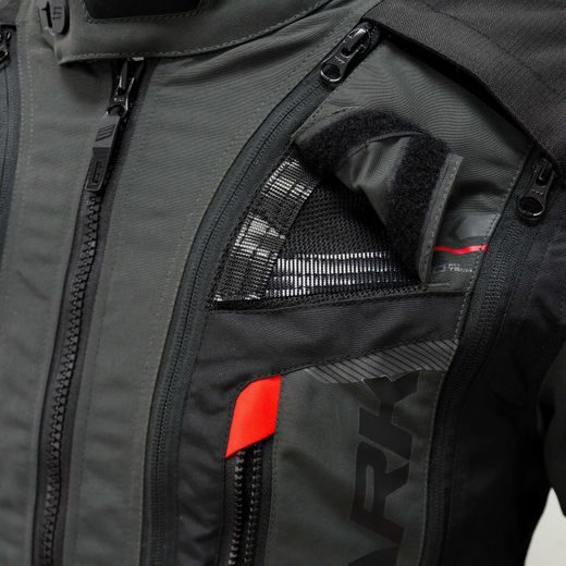 PÁNSKÁ TEXTILNÍ MOTO BUNDA SPARK TRAILMASTER - ŠEDÁ