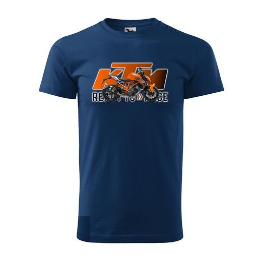 PÁNSKÉ TRIKO S MOTIVEM KTM DUKE 1 - TMAVĚ MODRÉ