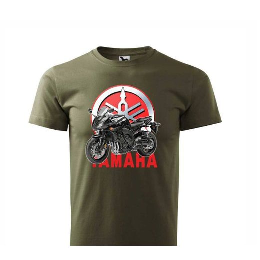 PÁNSKÉ TRIKO S MOTIVEM YAMAHA FAZER 1 - MILITARY