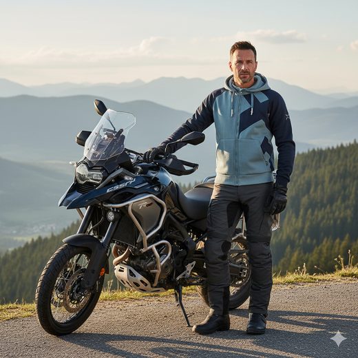 MIKINA IXS RAPID 1.0 X2-343405 MODRÁ