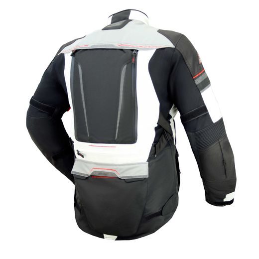 PÁNSKÁ TEXTILNÍ MOTO BUNDA SPARK NEVADA - ŠEDÁ