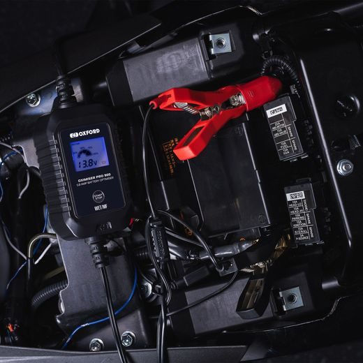 MOTO NABÍJEČKA OXIMISER PRO 900, OXFORD (0,8A, 6/12V, 3,5-20AH)