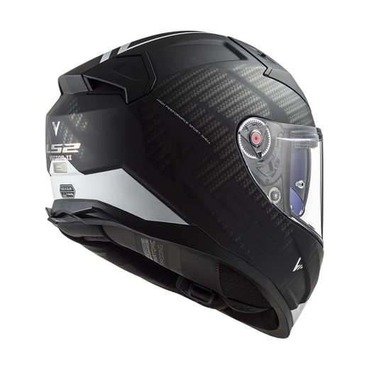 LS2 FF811 VECTOR II SPLITTER BLACK WHITE-06