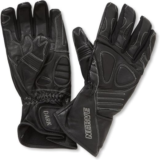 RUKAVICE NA MOTORKU NERVE DARK LEATHER