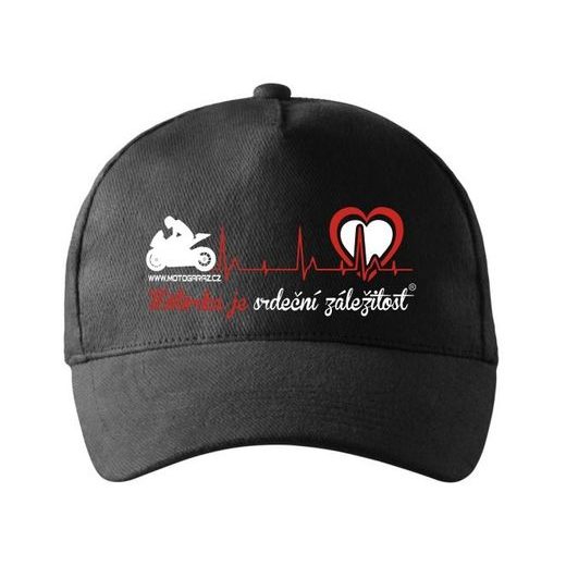 KŠILTOVKA MOTORKA JE SRDEČNÍ ZÁLEŽITOST ® ČERNÁ