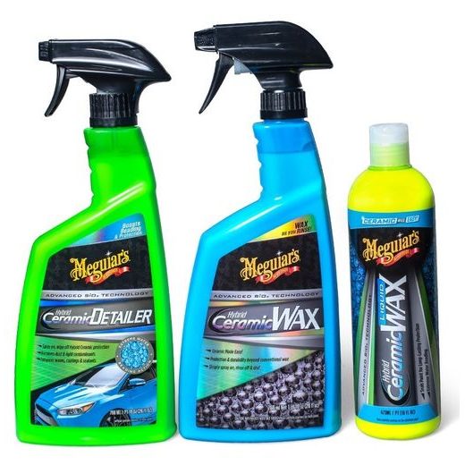 MEGUIAR'S HYBRID CERAMIC KIT - SADA HYBRIDNÍ KERAMICKÉ AUTOKOSMETIKY PRO OCHRANU A ÚDRŽBU LAKU