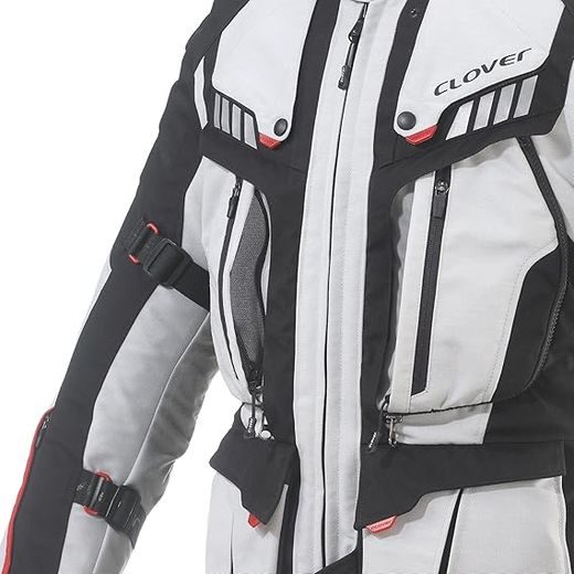 BUNDA NA MOTORKU CLOVER CROSSOVER-3 AIRBAG BLACK/GREY