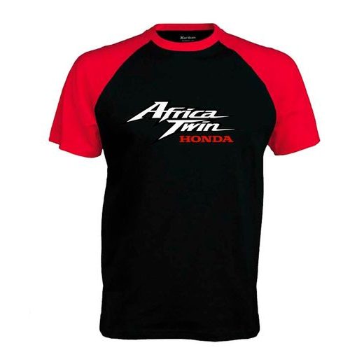 PÁNSKÉ TRIKO S MOTIVEM HONDA AFRICA 3 - ČERVENO/ČERNÉ
