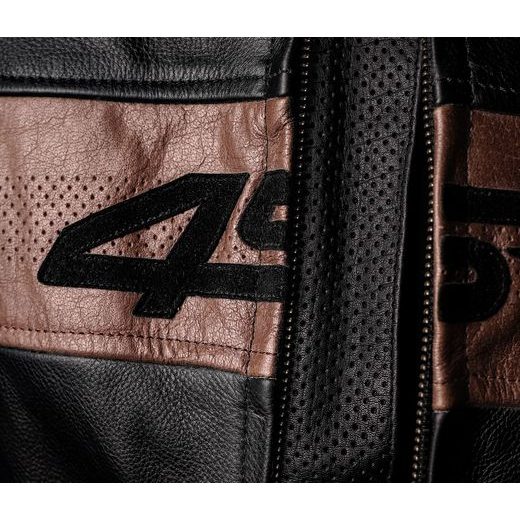 KOŽENÁ BUNDA NA MOTORKU 4SR HOOLIGAN - BROWN