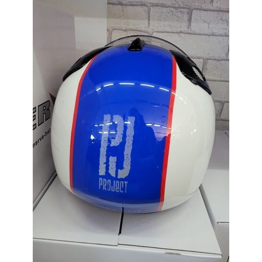 JET HELMA PROJECT PJ WHITE/BLUE/RED