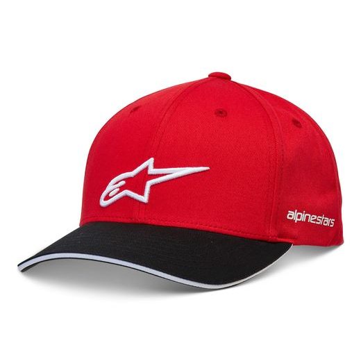 KŠILTOVKA ROSTRUM HAT, ALPINESTARS (ČERVENÁ/ČERNÁ)