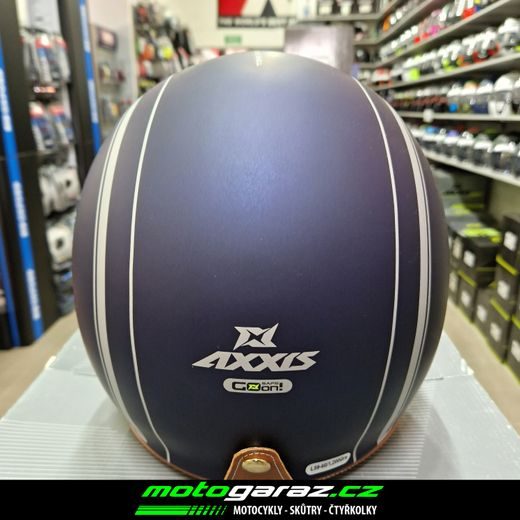 OTEVŘENÁ HELMA AXXIS HORNET SV ROYAL MATNÁ MODRÁ