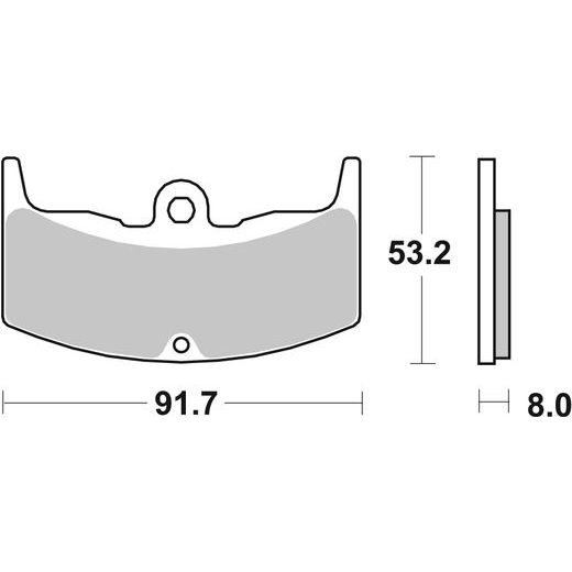 BRZDOVÉ DESTIČKY BREMBO 07HO1406 CC ROAD