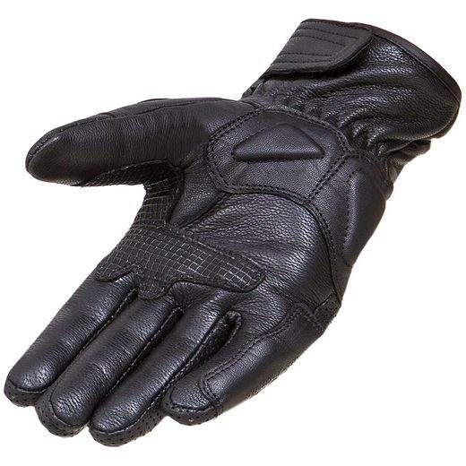 WOLF KNIGHT BLACK KOŽENÉ RUKAVICE NA MOTORKU