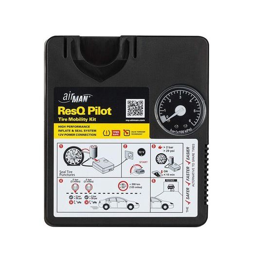 AIRMAN RESQ PILOT MOBILITY 12V KOMPRESOR + 300 ML TIRE SEALANT - KIT