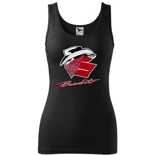 DÁMSKÉ TÍLKO S MOTIVEM SUZUKI BANDIT - ČERNÉ