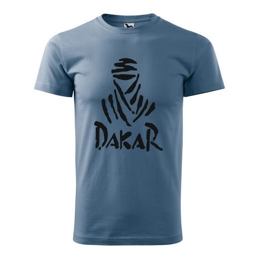 PÁNSKÉ TRIKO S MOTIVEM DAKAR 1 - DENIM