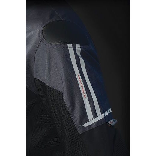 TEXTILNÍ LETNÍ AIRBAGOVÁ BUNDA HELITE VENTED MODROŠEDÁ