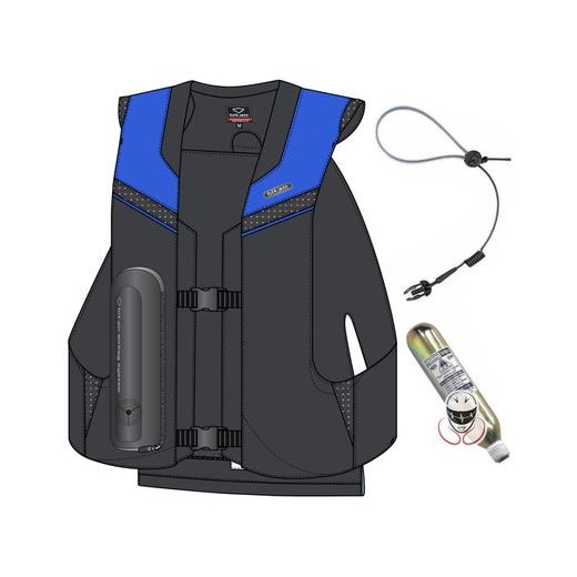 AIRBAGOVÁ VESTA HIT-AIR MLV 2 ČERNO-MODRÁ