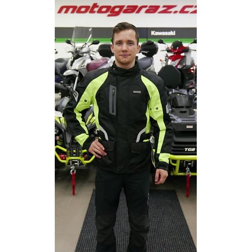 BUNDA NA MOTORKU NERVE SPARK BLACK/NEON