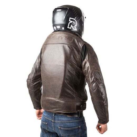 KOŽENÁ AIRBAGOVÁ BUNDA HELITE ROADSTER HNĚDÁ