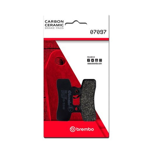 BRZDOVÉ DESTIČKY BREMBO 07097 BRZDOVÉ DESTIČKY PRO SKÚTRY CC