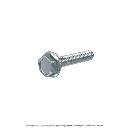 GALVANIZED HEXAGONAL HEAD SCREW RMS 121859180 WITH FLANGE M5X30