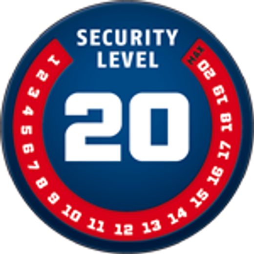 ŘETĚZOVÝ ZÁMEK ABUS 8008 12KS120 BLACK LOOP GRANIT DETECTO XPLUS