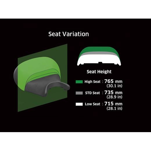 ZVÝŠENÉ SEDADLO (+30MM) PRO ELIMINATOR 500/SE