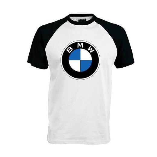 PÁNSKÉ TRIKO S MOTIVEM BMW 1 - ČERNÁ/BÍLÁ