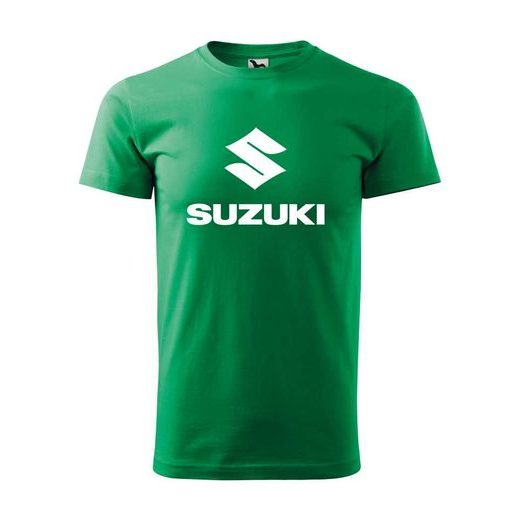 PÁNSKÉ TRIKO S MOTIVEM SUZUKI 2 - ZELENÁ