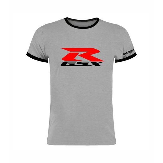 PÁNSKÉ TRIKO S MOTIVEM SUZUKI GSXR - ŠEDÉ