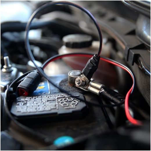 KABEL PRO TRVALÉ PŘIPOJENÍ NABÍJEČKY K BATERII, OČKA M6, NOCO GENIUS