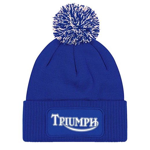 ZIMNÍ ČEPKA S BAMBULÍ A MOTIVEM TRIUMPH