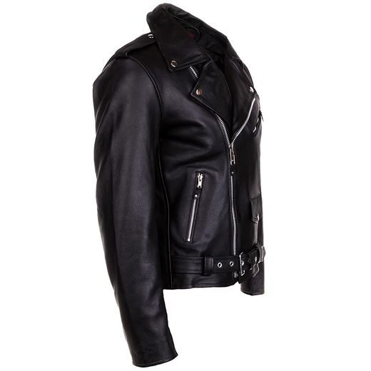 KOŽENÝ KŘIVÁK NA MOTORKU WOLF BIKER