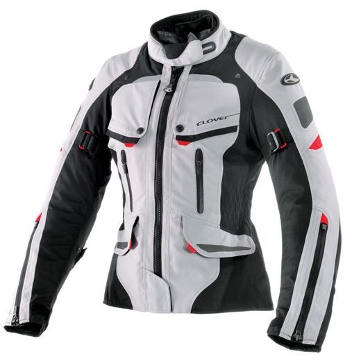 DÁMSKÁ BUNDA NA MOTORKU CLOVER SAVANA WP BLACK/GREY