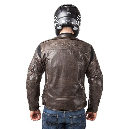 KOŽENÁ AIRBAGOVÁ BUNDA HELITE ROADSTER HNĚDÁ