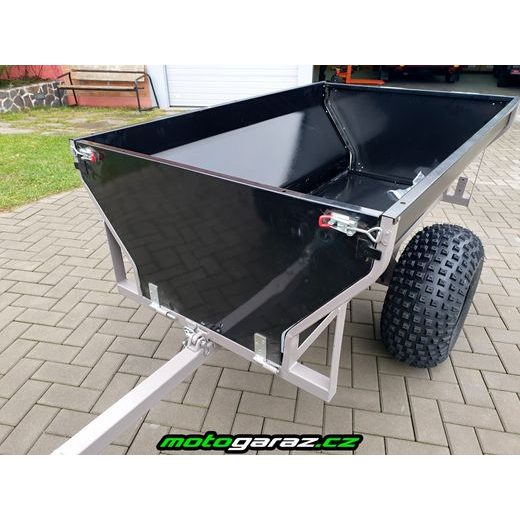 SHARK WOOD 550, VOZÍK ZA ČTYŘKOLKU ČERNÝ