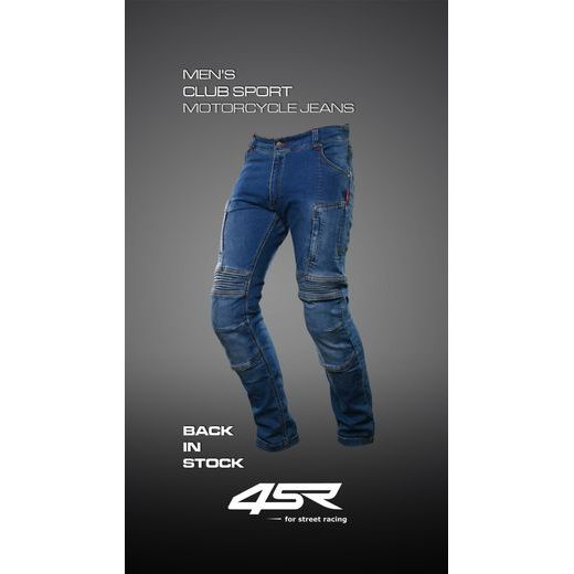 KEVLAROVÉ JEANSY 4SR CLUB SPORT BLUE