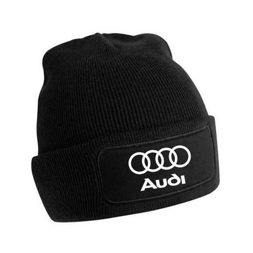 ZIMNÍ ČEPKA S MOTIVEM AUDI