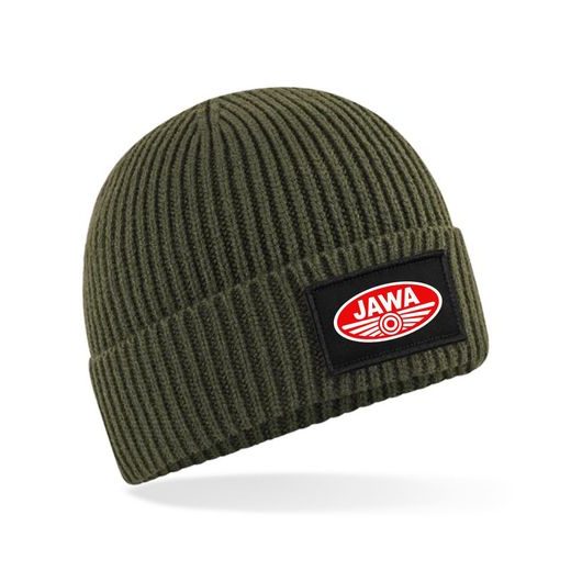 ZIMNÍ ČEPKA S MOTIVEM JAWA LOGO