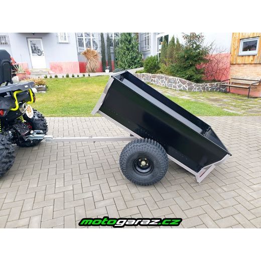 SHARK WOOD 550, VOZÍK ZA ČTYŘKOLKU ČERNÝ